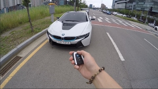 BMW I8 POV DRIVE 060mile BMW I8 제로백 테스트 in KOREA [upl. by Enayr]