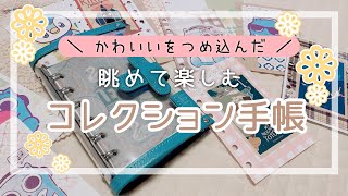 【システム手帳】眺めて楽しむコレクション手帳 LETS×ナガサワ文具 クリアシステム手帳 [upl. by Barnabas]