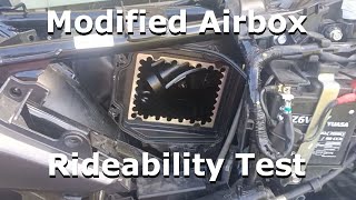 Modified Airbox Rideability Test  2023 Honda CB125F [upl. by Novikoff40]