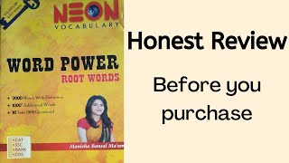 Word Power Root Words by Manisha Bansal Maam  Book Review [upl. by Berti]