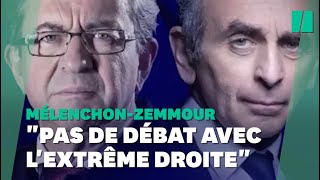 Le débat entre JeanLuc Mélenchon et Éric Zemmour crispe la gauche [upl. by Kassaraba]