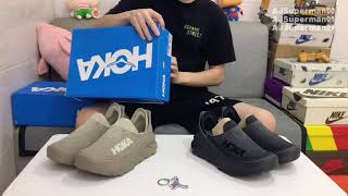 Hoka One One Restore TC 袜套鞋 开箱 hokaoneone 球鞋代購 莆田鞋 复刻 [upl. by Vish]