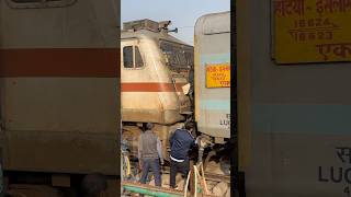 Decoupling Locomotive shorts indianrailways decoupling [upl. by Hannahsohs]