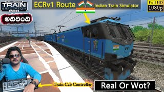 First Look WAG12B Goods Indian Train Game Train Simulator Classic India Telugu Gamer World [upl. by Letsyrc]