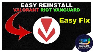 🙄🔧Can we Install Riot Vanguard After Uninstalling  How to Reinstall Riot Vanguard EASY METHOD [upl. by Dasie174]