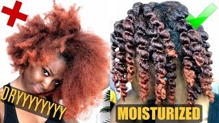 Keeping my hair MOISTURIZED LCO Method  Low Porosity TYPE 4 Hair [upl. by Kcirednek637]