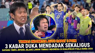 🔴 BAK PETIR DISIANG BOLONG  3 Kabar Duka MENDADAK TIMPA JEPANG Jelang Vs Timnas Indonesia Q Pildun [upl. by Wandie]