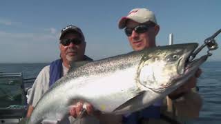 Lund Boats Ultimate Fishing Experience 2019 Episode 1  Lake Michigan Early Season Brown Trout [upl. by Seyer]