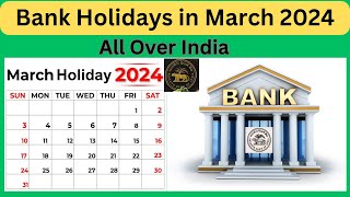 Bank Holidays in March 2024 bankholidayinmar2024 2024bankholidays advayainfo [upl. by Llertnahs]