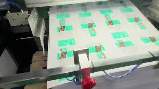 Automatic screen printing machine with Industrial Cold stamp foiling machine 28x40 inches format [upl. by Nylavad]