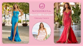 Sherri Hill prom dress shopping weekend 2024 23  24 [upl. by Bibah593]