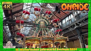 Feldmanns Riesenrad Anno 1902  Onride  15 Historischer Jahrmarkt Jahrhunderthalle Bochum 2024 [upl. by Krakow]