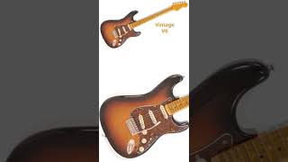 Vintage V52 de Estilo Telecaster vs Vintage V6 Stratocaster [upl. by Vizza]