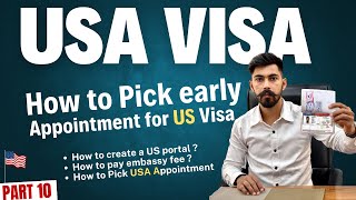 How to Pick early Appointment for US Visa  US Appointment  us visa schedule [upl. by Arze]