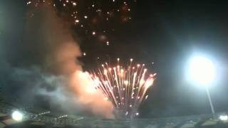 fireworks display World Cup Cricket finalMumbai 2011 [upl. by Anaher]