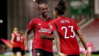 Ligue des champions féminine 2024 Atlético Madrid 23 Manchester UTD groupe B journée 3 [upl. by Obidiah]