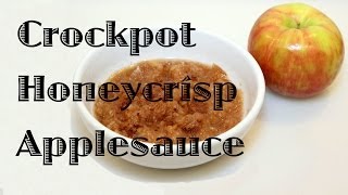 Crockpot Honeycrisp Applesauce [upl. by Nauht]