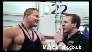 MuscleTalk Interviews Dave Titterton at the British Grand Prix 2011 [upl. by Mat]