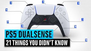 PS5 DualSense  21 Things You Didnt Know about the PlayStation 5 Controller [upl. by Nemlaz]