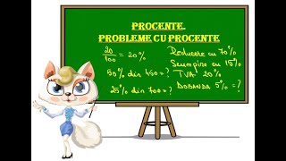 Procente Probleme cu procente [upl. by Tisbee]