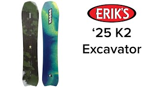 2025 K2 Excavator Snowboard [upl. by Bekelja]