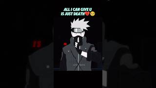 Death is the best Gift for Obito 💔🥺naruto obito kakashi [upl. by Anaitak]