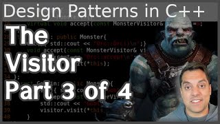 C Visitor Design Pattern  Part 3 of 4 Coding the Visitor [upl. by Ehtyaf]