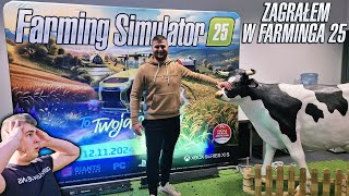 ZAGRAŁEM W FARMING SIMULATOR 25  JAKO PIERWSZY W POLSCE 😍 [upl. by Goetz]