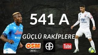 OSM  GÜÇLÜ rakibine özel taktik 541 A  2021  Online Soccer Manager  tactic  defansif [upl. by Gavrah]