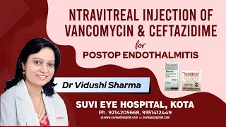 Intravitreal Injection of Vancomycin amp Ceftazidime for Postop Endothalmitis Dr Suresh Pandeympg [upl. by Irakab]