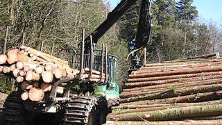 Forwarder Timberjack 1110 D MVI 1542 [upl. by Elylrac]