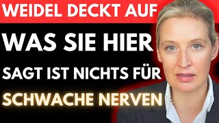 Alice Weidel enthüllt die SCHMUTZIGEN PLÄNE die FAESER und MERZ mit UNS haben 🚨 Unfassbar [upl. by Rafaelle]