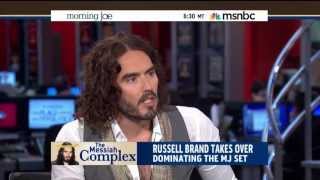 Russell Brand Shows MSNBC HD How a Guest Should be Interviewed [upl. by Delastre386]