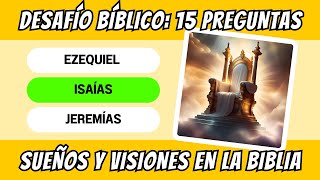 15 Preguntas sobre SUEÑOS y VISIONES en la BIBLIA ¡Pon a prueba tu CONOCIMIENTO [upl. by Anirbas]