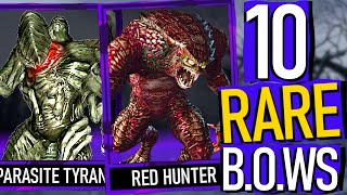 Resident Evil  10 RARE  Unique BOWs amp Monsters [upl. by Boykins491]