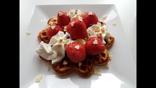 Hartjeswafels recept  Moederdag  NLBE  Plezierindekeukennl [upl. by Rochette404]