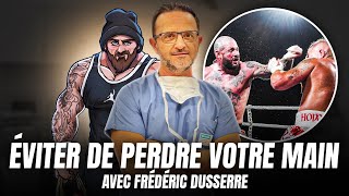 Blessure à la main et trauma dans la boxe le Bare Knukle etc Avec le chirurgien Dr Dusserre 💪🧠 [upl. by Cord270]