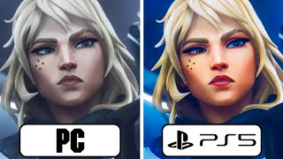 Valorant PS5 vs PC Graphics Comparison [upl. by Grosmark460]