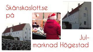 Julmarknad i Skåne på Högestads gods [upl. by Condon]