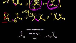 Aldol condensation  Alpha Carbon Chemistry  Organic chemistry  Khan Academy [upl. by Aniaj]