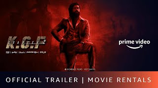 KGF Chapter 2  Official Hindi Trailer  Rent Now On Prime Video Store  Yash Sanjay Dutt [upl. by Ugo]