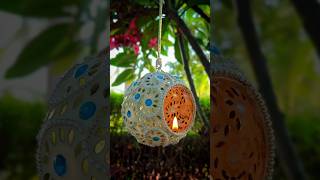 Mosaic Hanging Tealight 🤩 kalaekhaas ytshorts shorts nosaic diwalispecial diwali [upl. by Oiludbo]