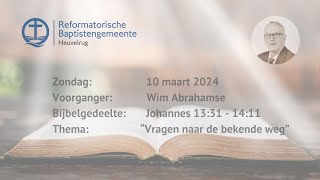 “Vragen naar de bekende weg”  Johannes 1331  1411  Wim Abrahamse [upl. by Ayila]