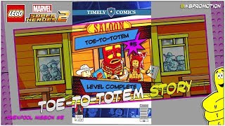 Lego Marvel SuperHeroes 2 Gwenpool Mission 5  ToetoTotem STORY  HTG [upl. by Ashmead]