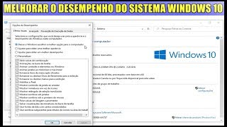 Desative Essas Opções no Windows 10 e Melhore o Desempenho do PC e Notebook [upl. by Hess401]