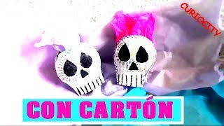 Dulceros de cartón Calaverita Día de muertos Halloween [upl. by Seen]