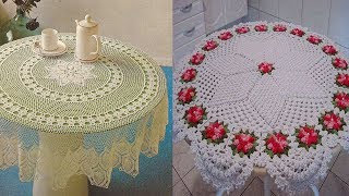 VARIADOS DISEÑOS DE MANTELES PARA MESAS A CROCHET [upl. by Colfin]