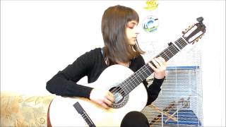 Nia Keranova  Kujira by Komatsubara Shun Classical Guitar [upl. by Anehsak]