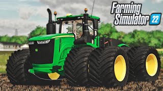 Farm Sim News JD 9R 9RT 9RX DB120 amp Tom Pembertons Map [upl. by Notsnarc]