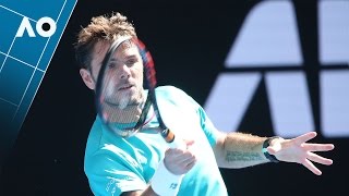 Wawrinka v Troicki match highlights 3R  Australian Open 2017 [upl. by Lemmy498]